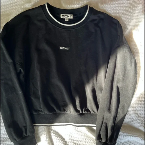 Echt Mulberry sweater black Size Small - Picture 2 of 3